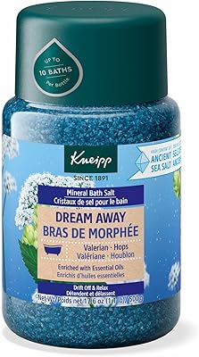 Kneipp Dream Away Mineral Bath Salt with Valerian & Hops, 17.6 oz