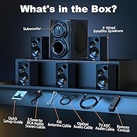 Bobtot K89 1400W Surround Sound System — image 6