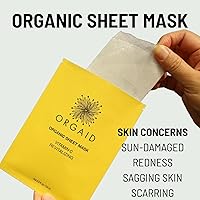 ORGAID Organic Sheet Mask - Vitamin C & Revitalizing (Pack of 4) — image 4