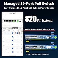 Goalake 19-Port PoE Switch 240W — image 5