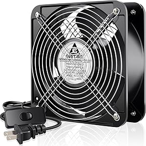 GDSTIME AXIAL Fan 20060, 200mm x 200mm x 60mm, 120V AC