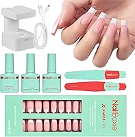 Modelones Gel Nail Kit with LED Light and Press On Nails — image 1