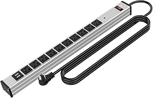 Oviitech 10-Outlets Aluminum Power Strip with 6-ft Extension Cord Review