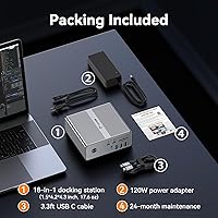 TobenONE Quad Monitor Docking Station UDS033B — image 9