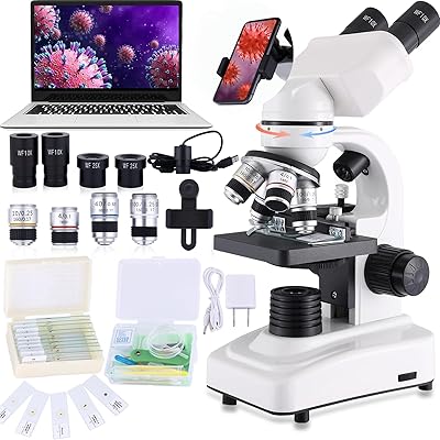 Herwicm Compound Microscope 40X-2500X