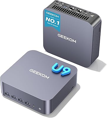 GEEKOM GT1 Mega AI Mini PC, 32GB RAM, 2TB SSD