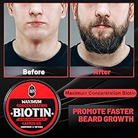 First Melody Beard Balm with Biotin, Castor Oil, Argan & Jojoba Oils, 2oz, Unscented — image 2