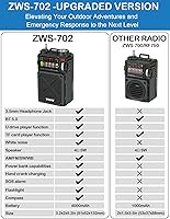 ZHIWHIS ZWS-702 Shortwave Radio — image 2