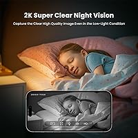 AMOROM 2K Pan-Tilt Indoor Security Camera — image 3