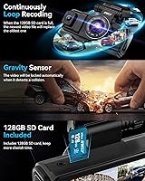 iiwey N7 3-Channel Dash Cam with 128GB SD Card — image 5