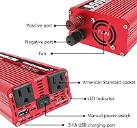 Cantonape 800 Watt Car Inverter DC 12V to 110V/120V AC Converter — image 2