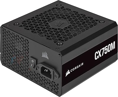 Corsair CX750M 750W 80 Plus Bronze Semi-Modular Power Supply