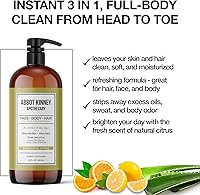 Abbot Kinney Apothecary 3-in-1 Wash for Men (Energizing Citrus) - 32oz, 2 Pack — image 3