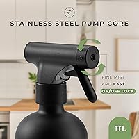 MaisoNovo Glass Spray Bottle Set - 16.9 fl oz Black x 2 — image 3