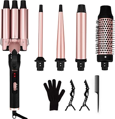 Vnina 5-in-1 Curling Iron Set