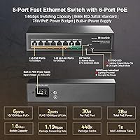 MokerLink POE-F062F 8-Port PoE Switch — image 4