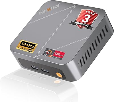 Ninkear M7 Light Gaming Mini PC Ryzen 7430U 16GB RAM 512GB SSD