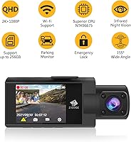Z Z-Edge Z3Pro Dash Cam Front and Inside 2K+1080P — image 2