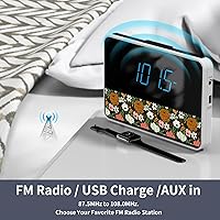 LERSGO HR1901 Bluetooth Alarm Clock Radio — image 6