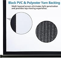 Saicool 100-inch 16:9 HD Portable Manual Pull Down Projector Screen — image 9