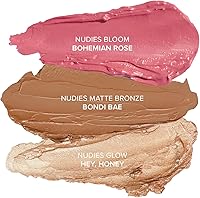 Nudestix Roses & Honey Mini Kit – 3-Piece Blush, Bronzer & Highlighter Set — image 3