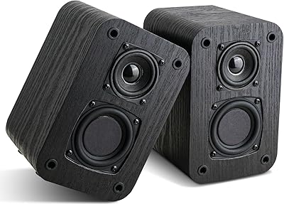 RIOWOIS DS6500M Passive Bookshelf Speakers