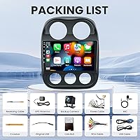 Jufodrca 4Core+64GB Car Radio Stereo for Jeep Patriot/Compass (2010–2016) — image 8