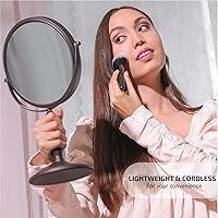 OVENTE 8" Tabletop Makeup Mirror with 1X/7X Magnification — image 7