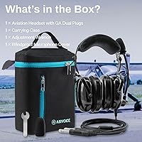 AIRVOICE Aviation Headset with Passive Noise Cancellation — image 8