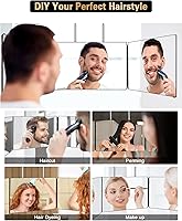 JUSRON 360 Viewing Angle Self Hair Cutting Mirror — image 4