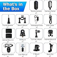 Sixmou i3 4K Action Camera with 128GB Card — image 9