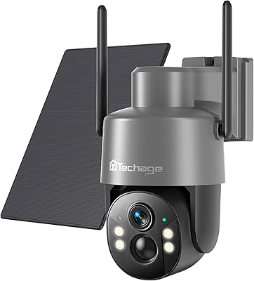 Techage CQ1SG-4G 4G LTE Cellular Solar Security Camera