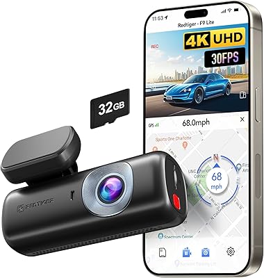 REDTIGER F9 Lite 4K Dash Cam
