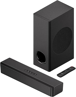 PHEANOO P15 2.1 Compact Sound Bar with Subwoofer