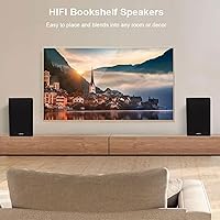 LONPOO LP42 Bluetooth Bookshelf Speakers — image 4