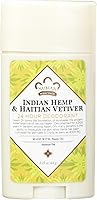 Nubian Heritage Indian Hemp & Haitian Vetiver Deodorant, 2.25oz (Pack of 2) — image 1