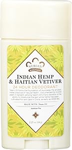 Nubian Heritage Indian Hemp & Haitian Vetiver Deodorant, 2.25oz (Pack of 2) Review