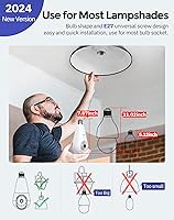 Hugolog HU-PWG3-W 2K Light Bulb Security Camera — image 2