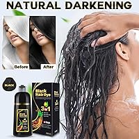 MEIDU Black Hair Dye Shampoo 500mL — image 3