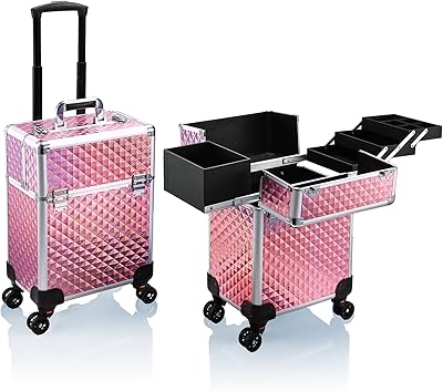 Stagiant Rolling Makeup Train Case