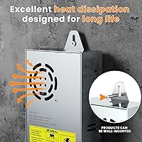 Anbull 110V AC to 12V DC Converter, 50A 600W — image 4