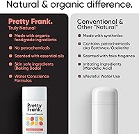 Pretty Frank Natural Aluminum-Free Deodorant Stick, Charcoal Seaside (2-Pack) — image 3