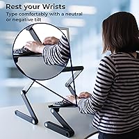 Uncaged Ergonomics WorkEZ Adjustable Standing Desk Converter — image 3