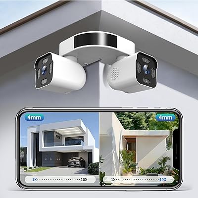 Xparkin WiFi Outdoor Security Camera 5MP with Color Night Vision