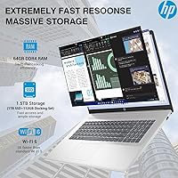 HP 17 Essential 17.3-inch Laptop, Core i7, 64GB RAM, 1TB SSD — image 5