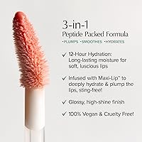 Thrive Causemetics Sheer Strength Lip Plumping Peptide Gloss – Emily (Clear Shimmer) — image 2