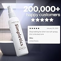 Simpletics Himalayan Sea Salt Hair Spray (Vanilla Scent) 8oz — image 5
