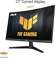 ASUS TUF Gaming VG27VQ3B 27” 1080P Curved Monitor — image 2
