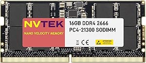 NVTEK 16GB DDR4 2666MHz SODIMM Laptop Memory
