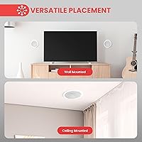 Pyle PWRC52 5.25″ Ceiling Wall Mount Speakers — image 2